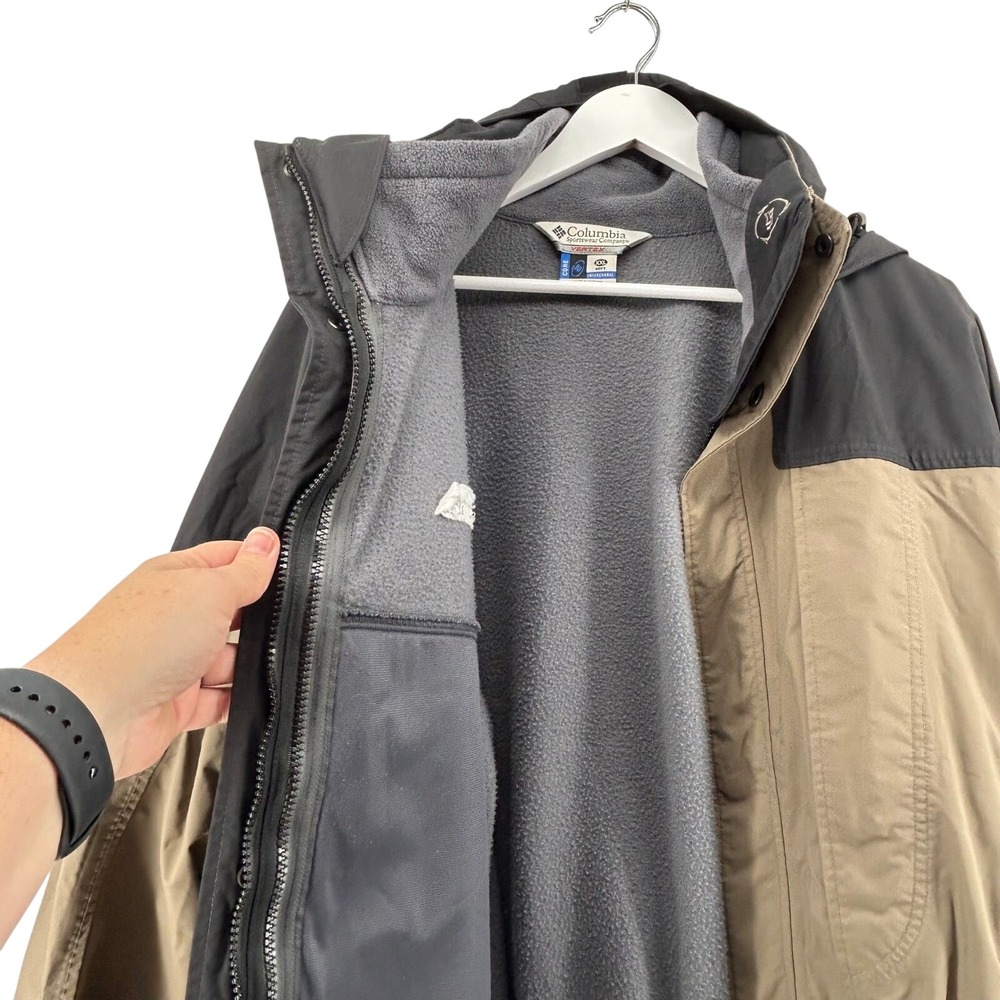 Columbia Vertex 365 XXL Outdoor Jacket Gorpcore Utility Coat Fleece Liner Grunge